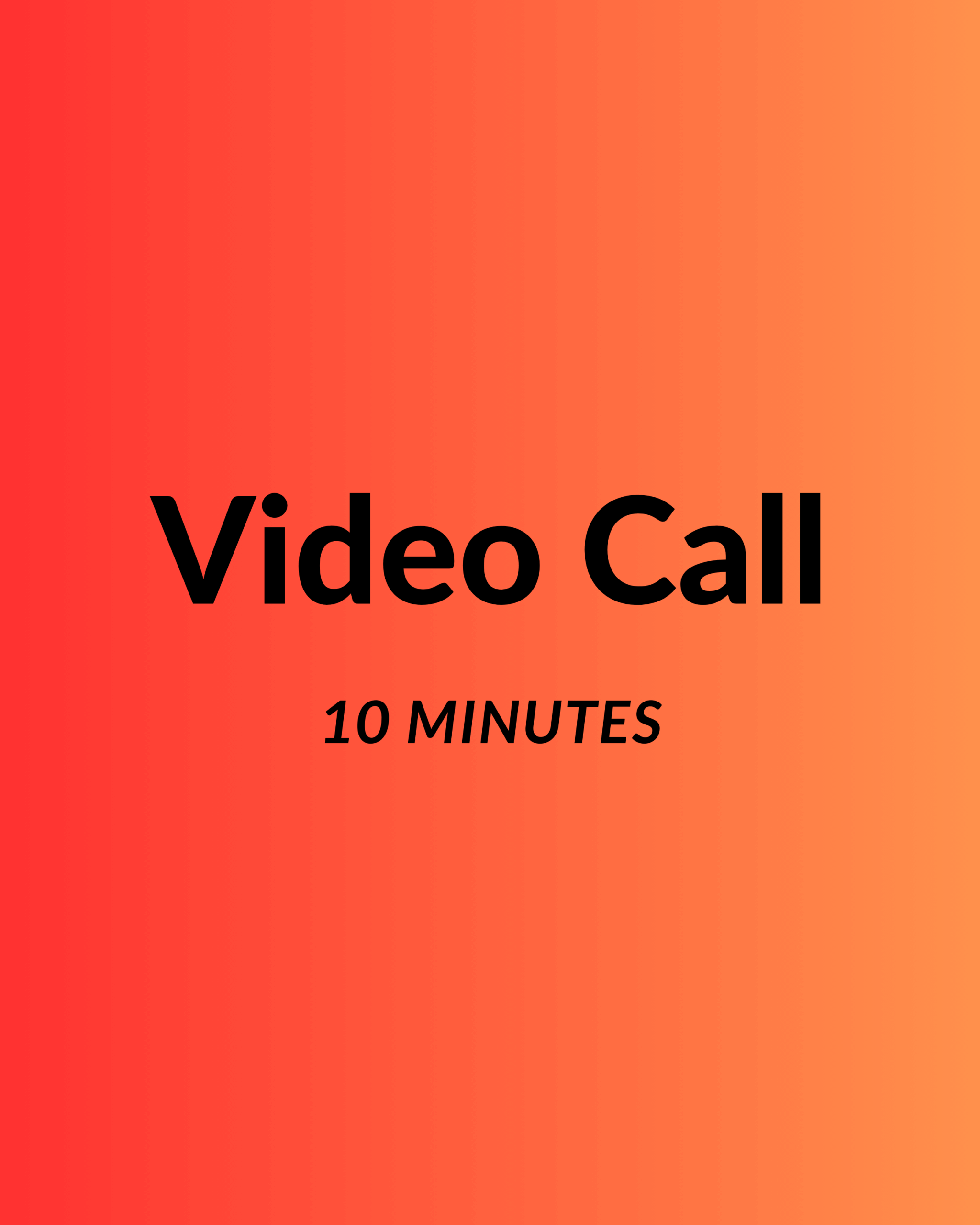 Video Call 10 Minutes
